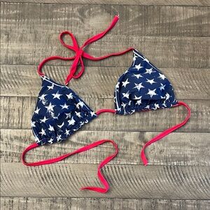 American flag stars n stripes bikini top